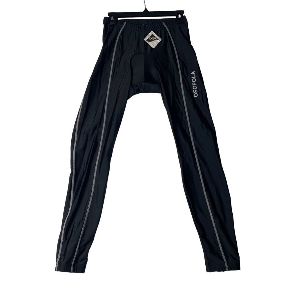 Osopola Unisex‎ Black Lycra Sponge Padded Cycling Bike Bicycle Pants Sz XL NEW